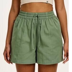 Yak & Lucy Women’s Small Charlie Shorts Pull On Organic Cotton Elastic Waist